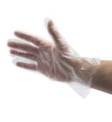 Jednorazové ochranné rukavice z fólie 100ks